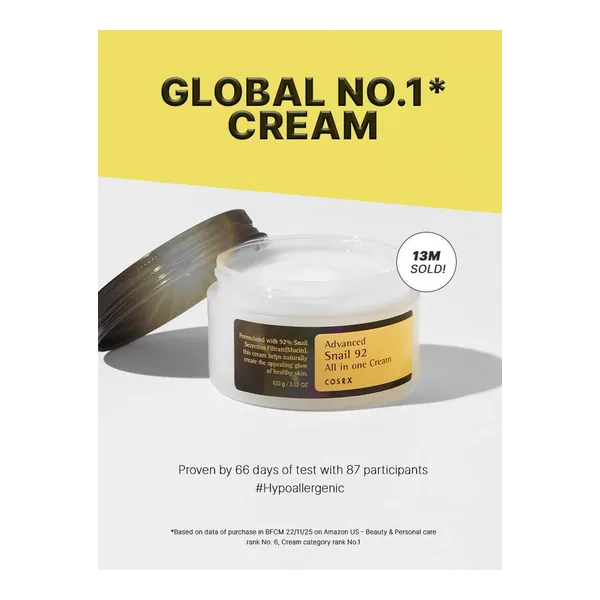 Advanced Snail 92 All In One Cream 100ml — Cosrx wholesale UAE
