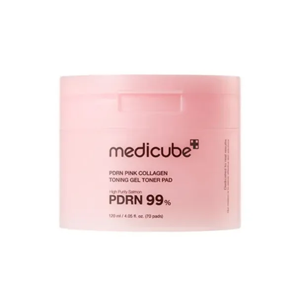 PDRN Pink Collagen Toning Gel Toner Pad 120ml by Medicube — wholesale Dubai