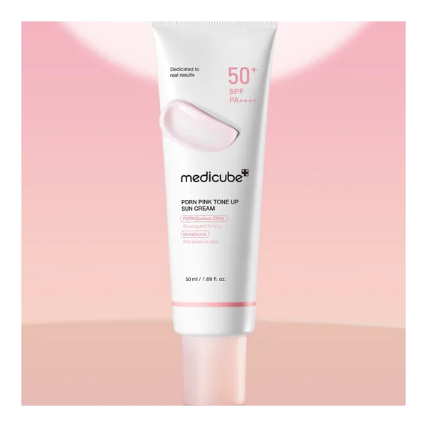 PDRN Pink Tone Up Sun Cream 50ml by Medicube — wholesale Dubai