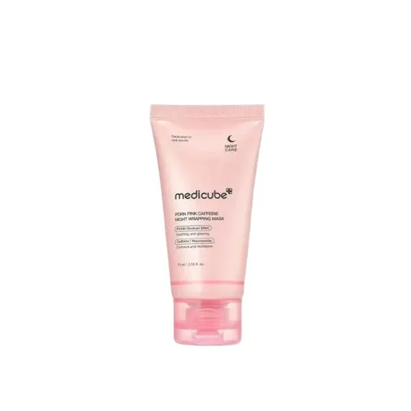 PDRN Pink Caffeine Night Wrapping Mask 75ml by Medicube — wholesale Dubai