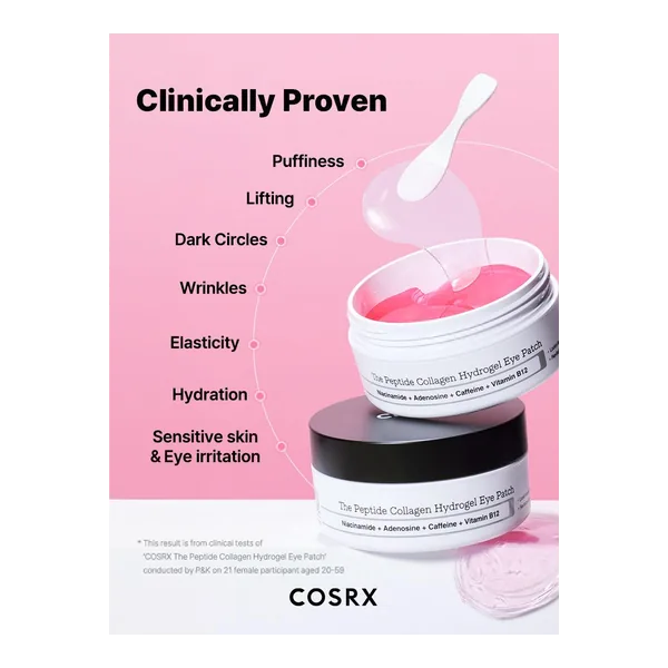 The Peptide Collagen Hydrogel Eye Patch Pack of 60 — Cosrx wholesale UAE