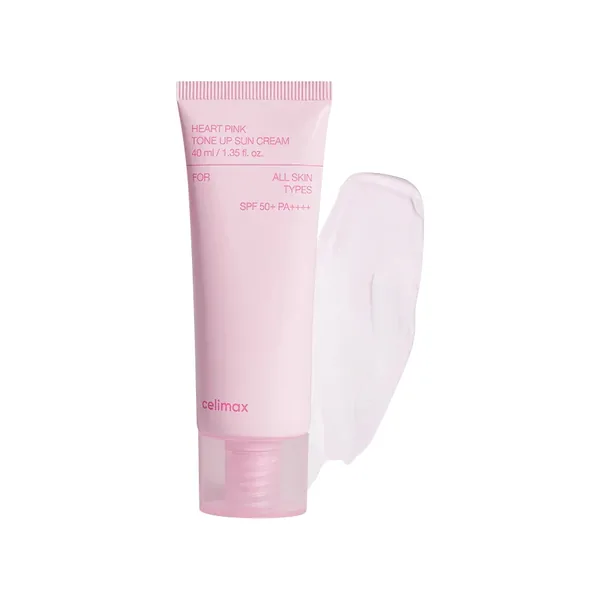 Heart Pink Tone Up Sun Cream SPF 50+ PA++++ 40ml — Celimax wholesale UAE