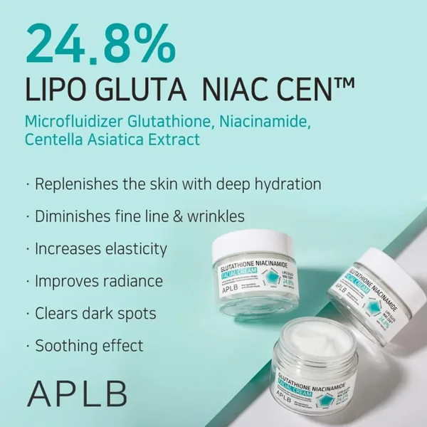 Glutathione Niacinamide Facial Cream 55ml — APLB wholesale UAE