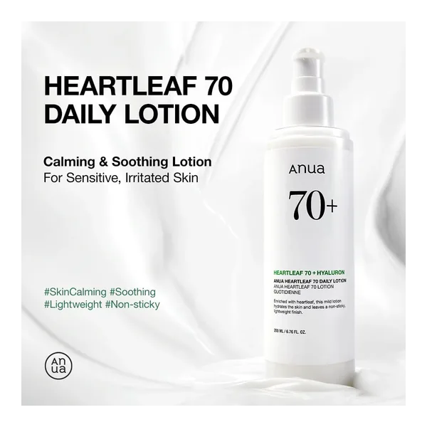 Heartleaf 70% Daily Lotion 200ml by Anua — wholesale Dubai