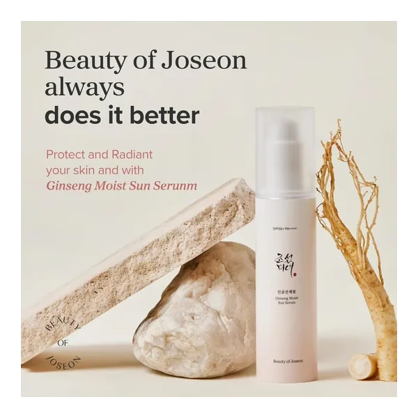 Ginseng Moist SPF50+ PA++++ Sun Serum 50ml by Beauty of Joseon — wholesale Dubai